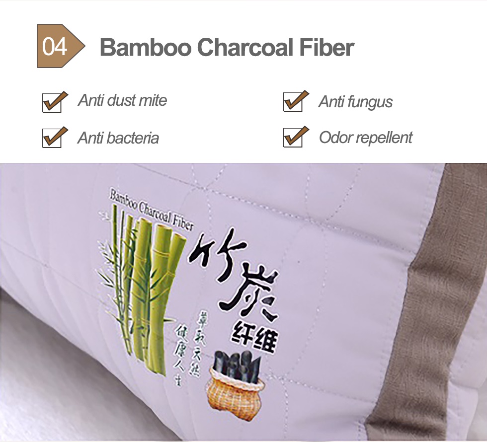 Bamboo Charcoal Anti Dust Mite Pillow-9